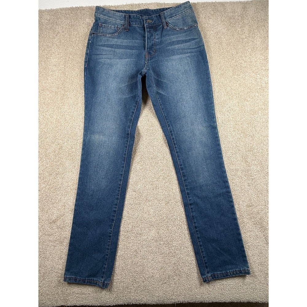 Gray Earth Authentic Skinny Jeans Mens 34 Blue Denim Cotton Medium Wash Everyday